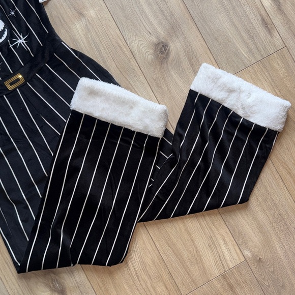 DISNEY The Nightmare Before Christmas Jack Skellington Pinstripe Jumpsuit NWT - Picture 3 of 5